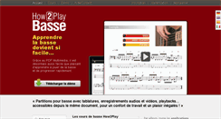 Desktop Screenshot of how2play-basse.com
